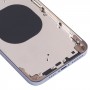חזרה כיסוי דיור עם מראה מראה של IP13 Pro מקס עבור iPhone XS מקס (כחול)