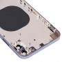 חזרה כיסוי דיור עם מראה מראה של IP13 Pro מקס עבור iPhone XS מקס (כחול)