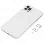 חזרה דיור כיסוי עם מראה חיקוי של IP13 Pro מקס עבור iPhone XS מקס (לבן)