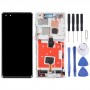 מסך LCD המקורי digitizer מלא הרכבה עם מסגרת עבור Huawei Mate 40 Pro (כסף)