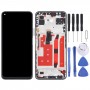 מסך LCD ו digitizer מלא הרכבה עם מסגרת עבור Huawei P40 לייט 5G (שחור)