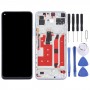 מסך LCD ו digitizer מלא הרכבה עם מסגרת עבור Huawei P40 לייט 5G (סגול)