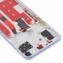 מסך LCD ו digitizer מלא הרכבה עם מסגרת עבור Huawei P40 לייט 5G (סגול)