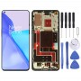 מסך LCD ו digitizer מלא הרכבה עם מסגרת עבור Oneplus 9 LE2113 LE2111 LE2110 (סגול)