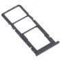 מגש כרטיס SIM + מגש כרטיס ה- SIM + מיקרו SD כרטיס מגש עבור Oppo Realme C21 - Realme C21Y RMX3201. RMX3261 (שחור)