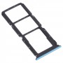 מגש כרטיס SIM + מגש כרטיס SIM + מיקרו SD כרטיס מגש עבור OPPO A93 PCGM00. Pehm00 (כחול)