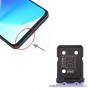 מגש כרטיס SIM + מגש כרטיס ה- SIM עבור OPPO Reno6 4G CPH2235 (סגול)