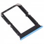 מגש כרטיס ה- SIM + מגש כרטיס ה- SIM עבור OPPO RENO5 5G PEGM00 PEGT00 CPH2145 (כחול)