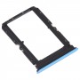 מגש כרטיס ה- SIM + מגש כרטיס ה- SIM עבור OPPO RENO5 5G PEGM00 PEGT00 CPH2145 (כחול)