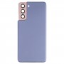 סוללה כיסוי אחורי עם מצלמה עדשה כיסוי עבור Samsung Galaxy S21 5G (סגול)