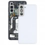 סוללה חזרה כיסוי עם מצלמה עדשה כיסוי עבור Samsung Galaxy S21 5G (לבן)