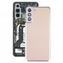 סוללה חזרה כיסוי עם מצלמה עדשה כיסוי עבור Samsung Galaxy S21 + 5G (זהב)