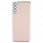 סוללה חזרה כיסוי עם מצלמה עדשה כיסוי עבור Samsung Galaxy S21 + 5G (זהב)