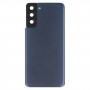 סוללה כיסוי אחורי עם מצלמה עדשה כיסוי עבור Samsung Galaxy S21 + 5G (כחול)