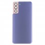 סוללה כיסוי אחורי עם מצלמה עדשה כיסוי עבור Samsung Galaxy S21 + 5G (סגול)