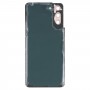 סוללה כיסוי אחורי עם מצלמה עדשה כיסוי עבור Samsung Galaxy S21 + 5G (אדום)