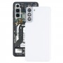סוללה כיסוי אחורי עם מצלמה עדשה כיסוי עבור Samsung Galaxy S21 + 5G (לבן)