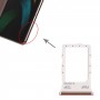 מגש כרטיס SIM עבור Samsung Galaxy Z Fold2 5G SM-F916 (ורוד)