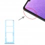 מגש כרטיס SIM + מגש כרטיס ה- SIM + מיקרו SD כרטיס מגש עבור Samsung Galaxy A32 SM-A325 (כחול)