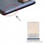 מגש כרטיס SIM + מיקרו SD כרטיס מגש עבור Samsung Galaxy S20 FE 5G SM-G781B (כסף)