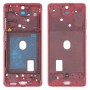 מסגרת בינונית לוח מסגרת עם אביזרים עבור Samsung Galaxy S20 Fe (אדום)