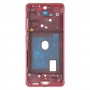 מסגרת בינונית לוח מסגרת עם אביזרים עבור Samsung Galaxy S20 Fe (אדום)