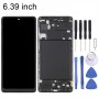 OLED חומר LCD מסך digitizer מלא הרכבה עם מסגרת עבור Samsung Galaxy A71 SM-A715 (6.39 אינץ ) (שחור)