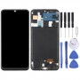OLED חומר LCD מסך digitizer מלא הרכבה עם מסגרת עבור Samsung Galaxy A50 SM-A505 (שחור)