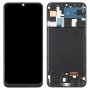 OLED חומר LCD מסך digitizer מלא הרכבה עם מסגרת עבור Samsung Galaxy A50 SM-A505 (שחור)