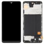 OLED חומר LCD מסך digitizer מלא הרכבה עם מסגרת עבור Samsung Galaxy A51 SM-A515 (6.36 אינץ ) (שחור)