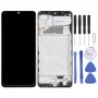 Incell חומר LCD מסך digitizer מלא הרכבה עם מסגרת עבור Samsung Galaxy A22 4G (שחור)