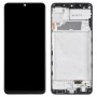 Incell חומר LCD מסך digitizer מלא הרכבה עם מסגרת עבור Samsung Galaxy A22 4G (שחור)