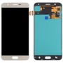 OLED חומר LCD מסך digitizer מלא הרכבה עבור Samsung Galaxy J4 SM-J400 (זהב)