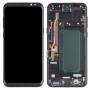 OLED חומר LCD מסך digitizer מלא הרכבה עם מסגרת עבור Samsung Galaxy S8 + SM-G955 (שחור)
