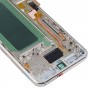 OLED חומר LCD מסך digitizer מלא הרכבה עם מסגרת עבור Samsung Galaxy S8 + SM-G955 (זהב)