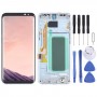 OLED חומר LCD מסך digitizer מלא הרכבה עם מסגרת עבור Samsung Galaxy S8 + SM-G955 (כחול)