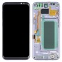 OLED חומר LCD מסך digitizer מלא הרכבה עם מסגרת עבור Samsung Galaxy S8 + SM-G955 (סגול)
