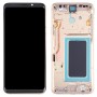 OLED חומר LCD מסך digitizer מלא הרכבה עם מסגרת עבור Samsung Galaxy S9 + SM-G965 (זהב)
