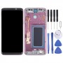 OLED חומר LCD מסך digitizer מלא הרכבה עם מסגרת עבור Samsung Galaxy S9 + SM-G965 (סגול)