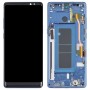 OLED חומר LCD מסך digitizer מלא הרכבה עם מסגרת עבור Samsung Galaxy הערה 8 SM-N950 (כחול)