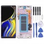 OLED חומר LCD מסך digitizer מלא הרכבה עם מסגרת עבור Samsung Galaxy Note9 SM-N960 (סגול)