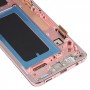 מסך LCD ו digitizer מלא הרכבה עם מסגרת עבור Samsung Galaxy S10 + (ורוד)