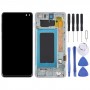 מסך LCD ו digitizer מלא הרכבה עם מסגרת עבור Samsung Galaxy S10 + (ירוק)