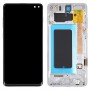 מסך LCD ו digitizer הרכבה מלאה עם מסגרת עבור Samsung Galaxy S10 + (כסף)