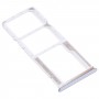 מגש כרטיס SIM + מגש כרטיס ה- SIM + מיקרו SD כרטיס מגש עבור Xiaomi Redmi הערה 10 4G - Redmi הערה 10S M2101K7AI. M2101K7AG. M2101K7BG. M2101K7BI. M2101K7BNY. M2101K7BL (לבן)