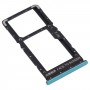 מגש כרטיס SIM + מגש כרטיס SIM - מיקרו SD כרטיס מגש עבור Xiaomi Poco X3 GT 21061110AG (ירוק)
