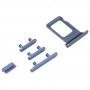 מגש כרטיס SIM + מגש כרטיס SIM + מקשי צד לאייפון 14 פלוס (כחול)