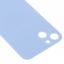 החלפה קלה של מכסה סוללה של סוללה של חור מצלמה גדולה לאייפון 14 (כחול)