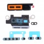 10 יח רמקול רשת אבק אבק עם מסגרת לאייפון 13 Pro Max (אפור)