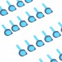 100 סט רפידות קצף ספוג אבק קדמי של מצלמה קדמית (טבעת גדולה) לאייפון 13 Pro - 13 Pro Max - 13-13 מיני